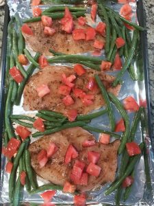 Balsamic Honey Baked Chicken Sheet Meal