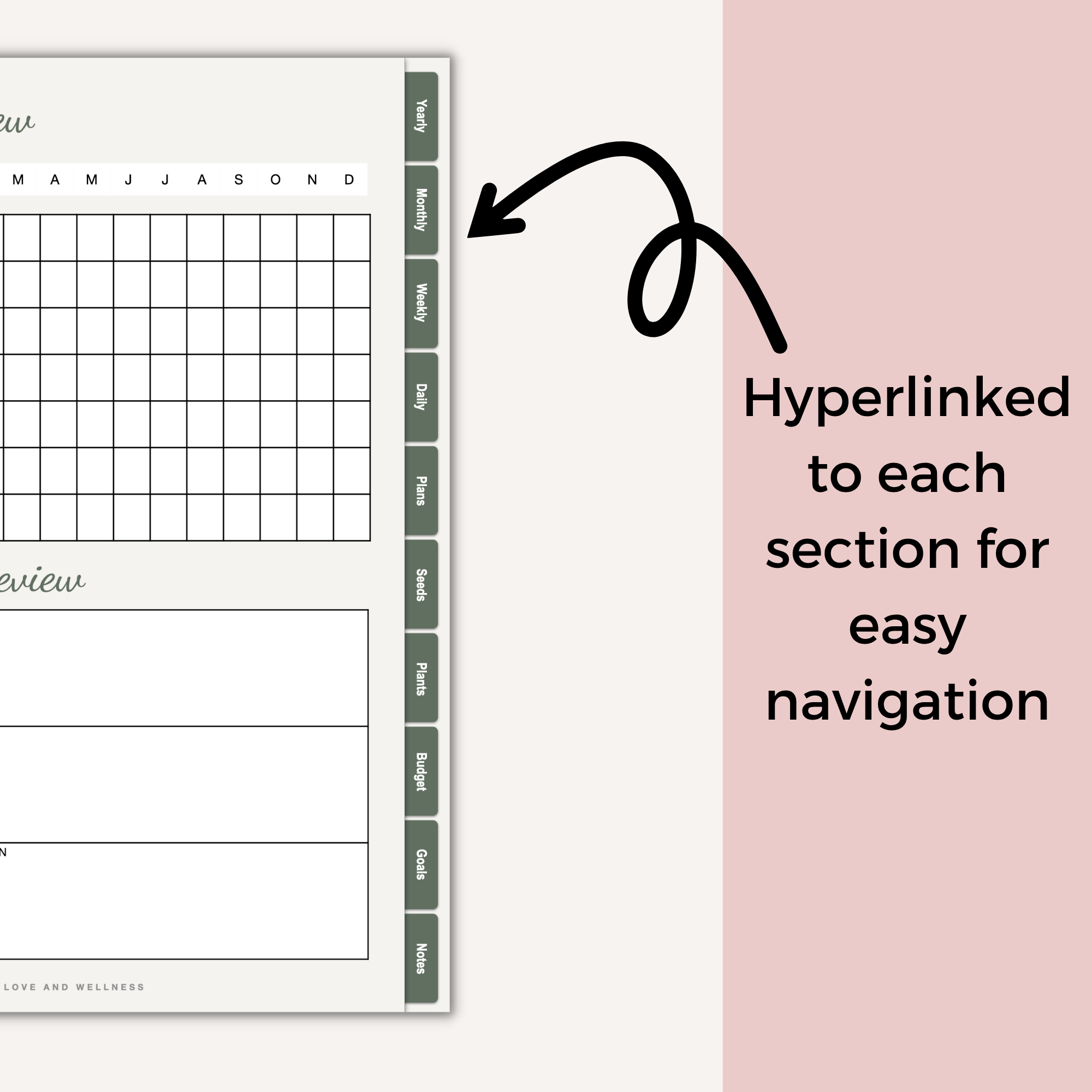 Digital Garden Planner – Illustrated & Minimalist Tablet Versions | Gardening Journal for GoodNotes & Notability - Image 3