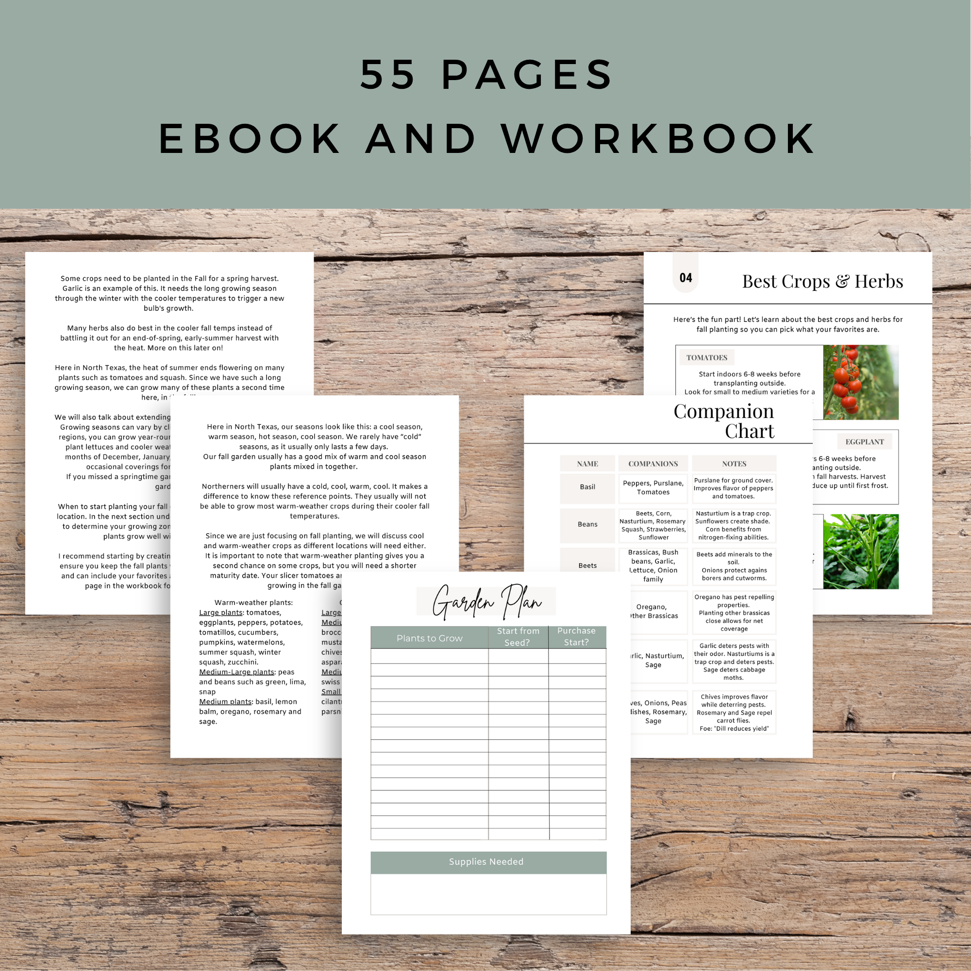Fall Garden Guide & Planner Workbook – Seasonal Gardening Journal + Printable Worksheets - Image 5