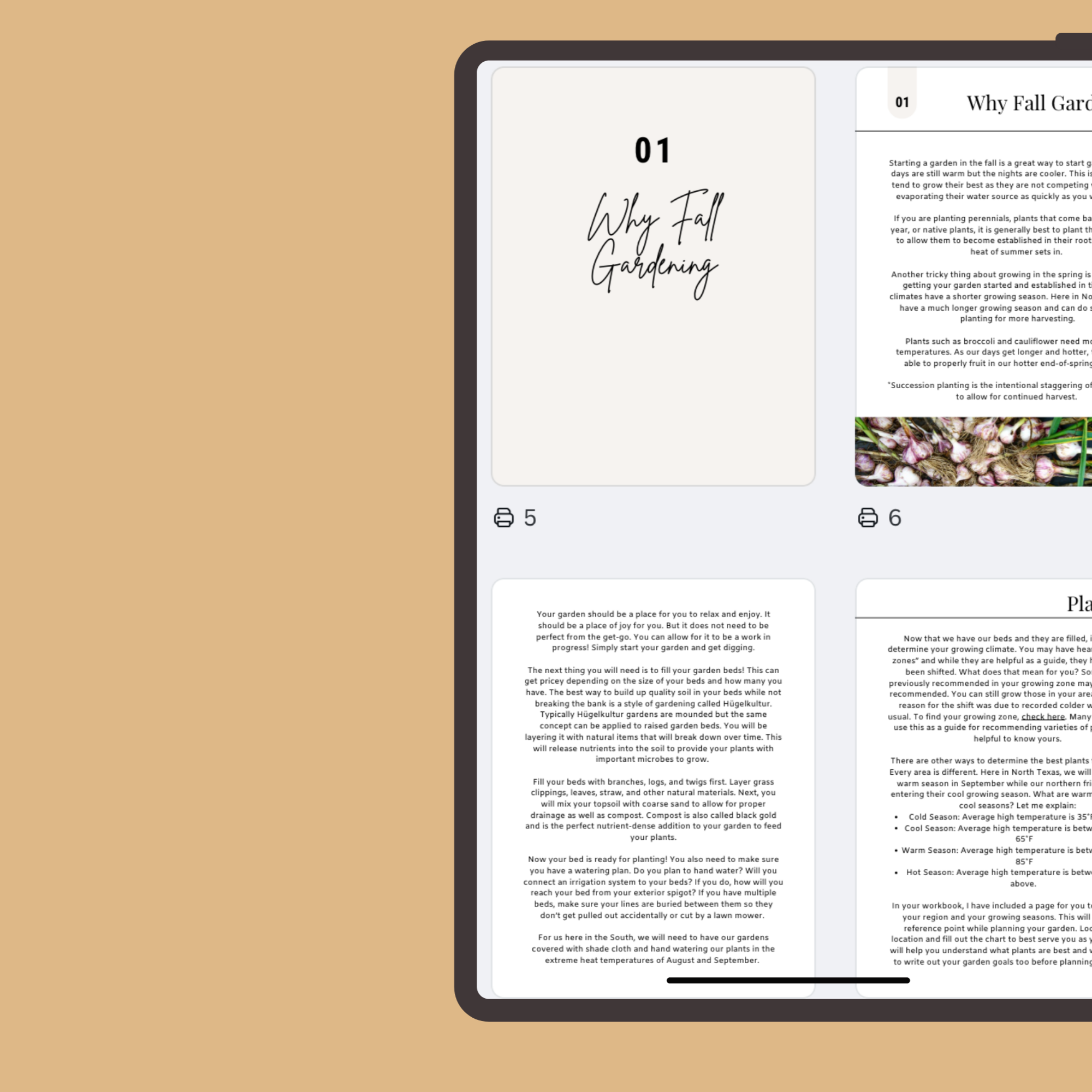 Fall Garden Guide & Planner Workbook – Seasonal Gardening Journal + Printable Worksheets - Image 6