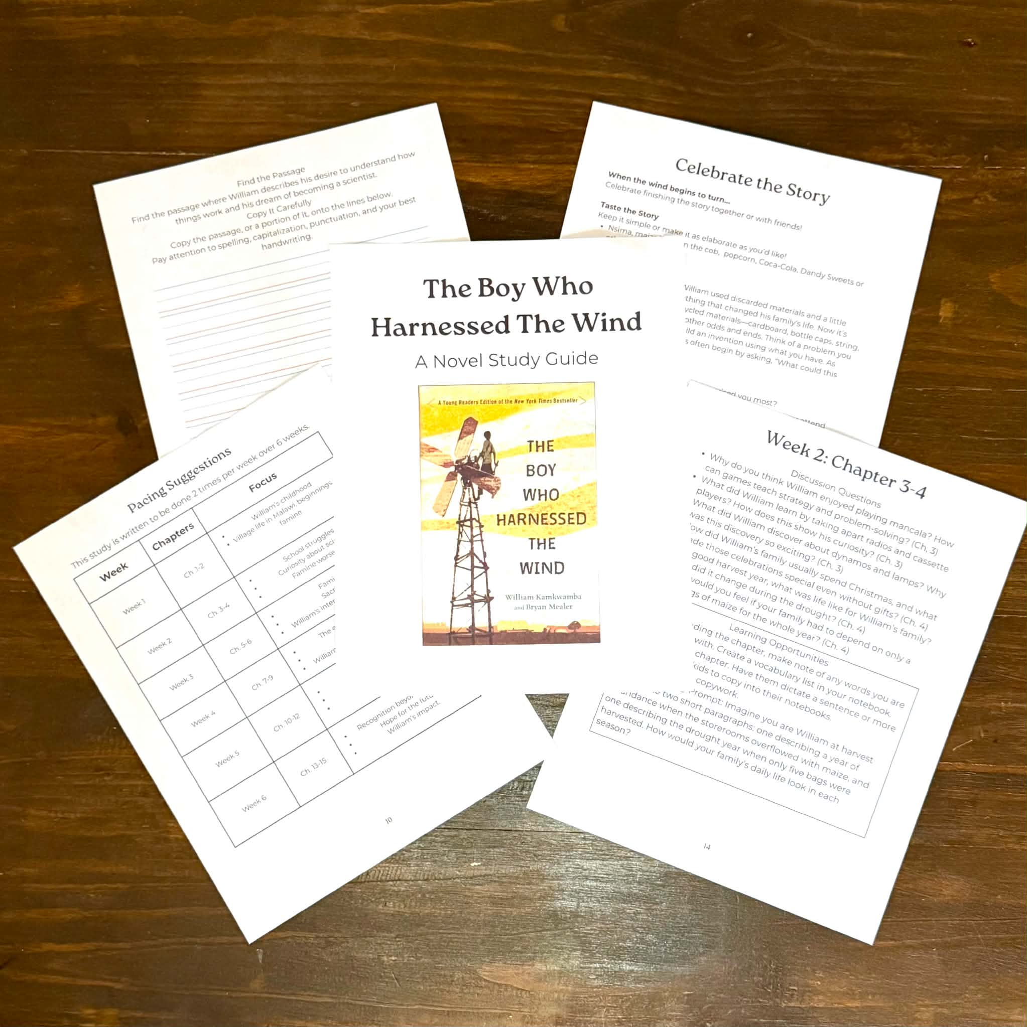 The Boy Who Harnessed the Wind Novel Study | Homeschool Literature Guide